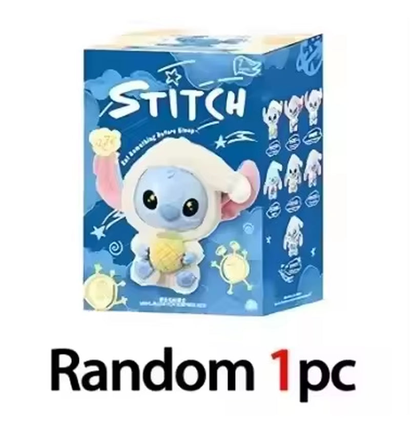 Kawaii Stitch Blind Box Bag Eat Some Thing before Sleep Series Vinyl Pendant Cute Doll Mystery Box Fluffy Doll Adult Gi